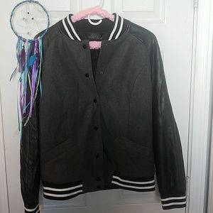 Pleather "Jersey" Jacket